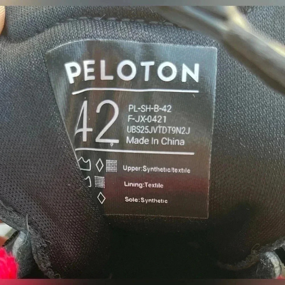 Peloton Cycling Shoes Size US Men\'s Size 9 Euro 42 PL-SH-B-42-